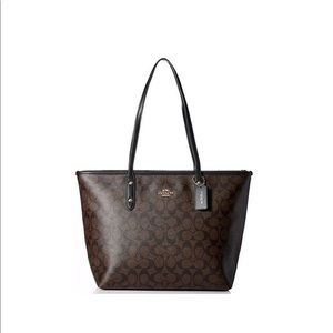 COACH signature city zip Women’s Tote bag